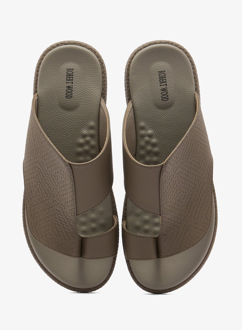 Robert Wood Mens Arabic OMANI Fashion Slipper - Image 3